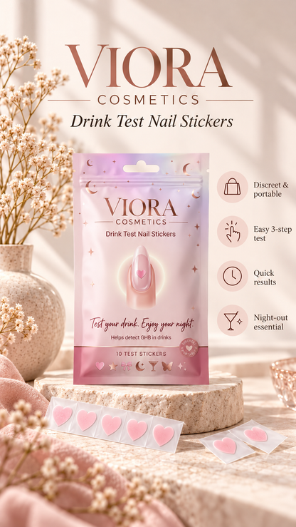 Viora Drink Testing Sticker